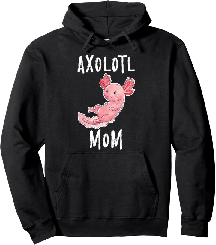 Axolotl Mom Mutter Tier Halterin Kawaii Super süsses Haustier Pullover Hoodie