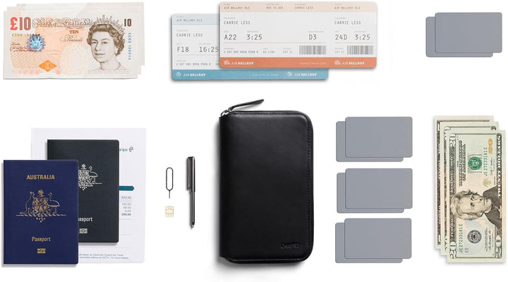 Bellroy Travel Folio – Second Edition Blackash, Blackash