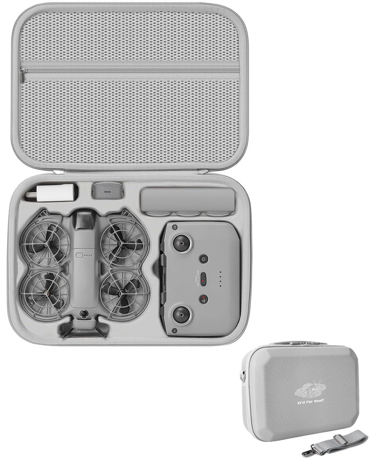 Tragetasche für DJI Neo 2, tragbare PU-Aufbewahrungstasche für DJI Neo 2 Fly More Combo, speichert R