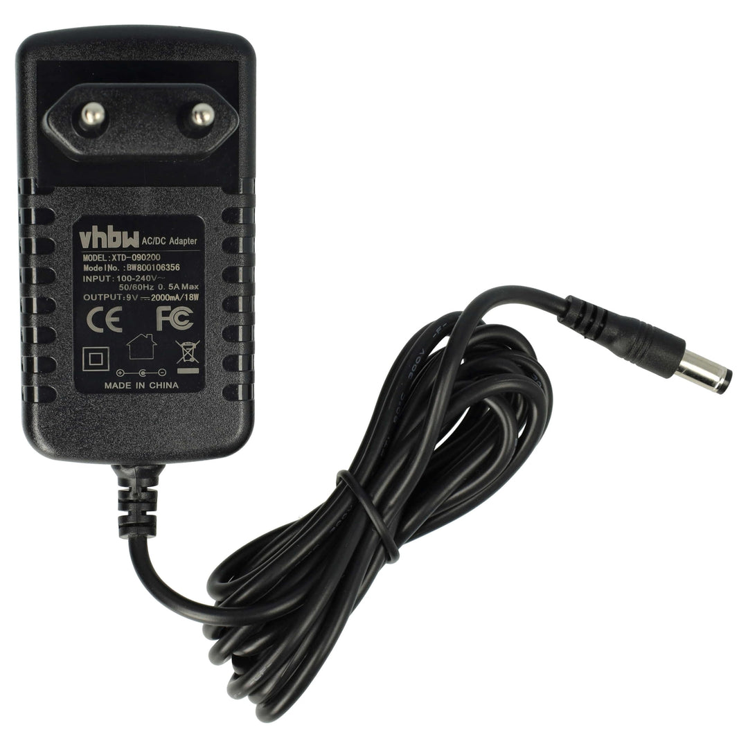 vhbw 1x Netzteil Ersatz für Roland PSB-230 EU, PSB-1U für Elektrogeräte - AC/DC Netzadapter