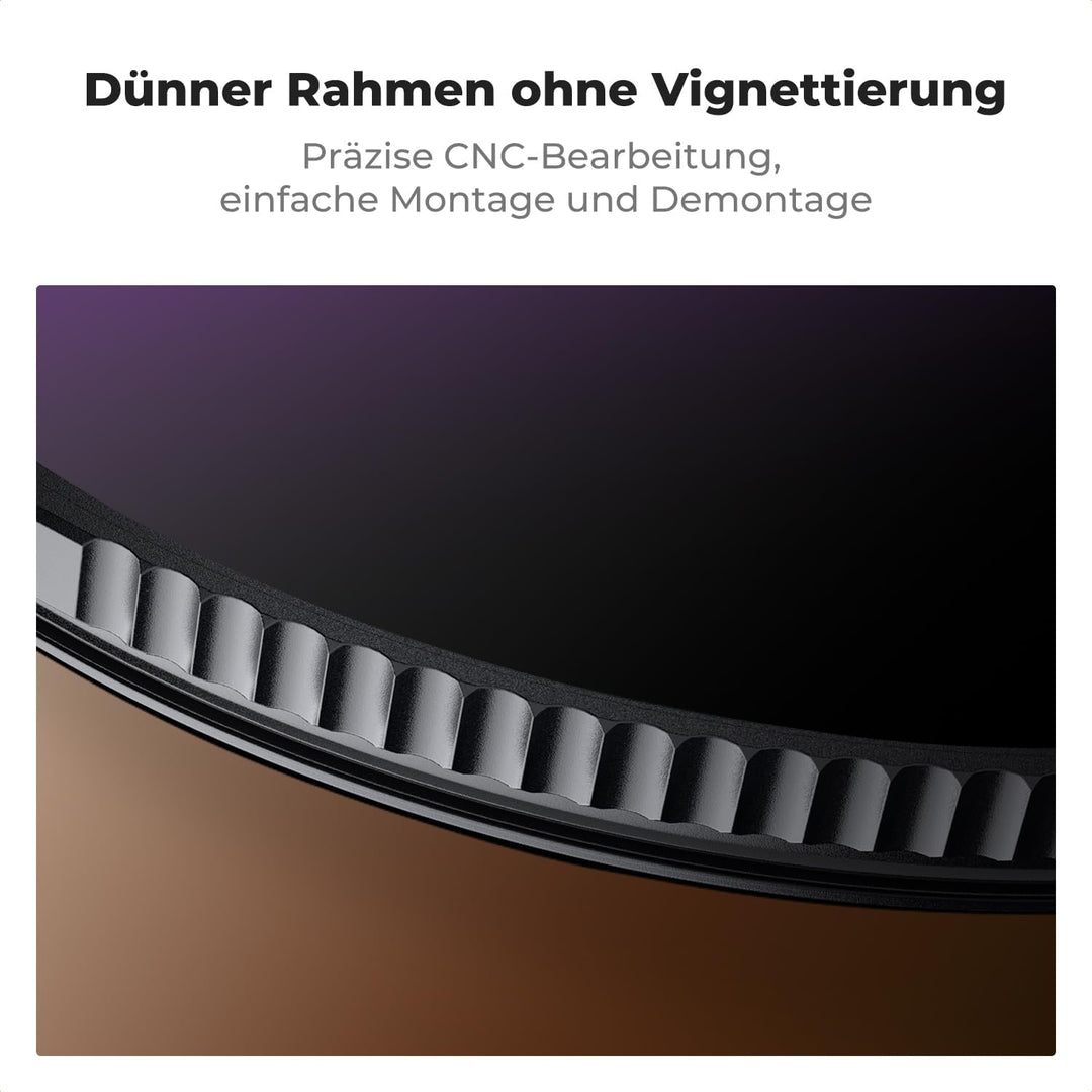 K&amp;F Concept Nano-X Serie 49mm ND100000 Filter Fester ND Filter Graufilter (16,6 Blendenstufen), 49mm