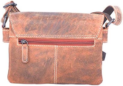 Arrigo Schoudertas Schultertasche Braun (Cognac), Braun (Cognac)