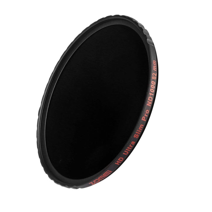 Zomei 58 mm Ultra Slim HD 18-lagiger, super mehrfachvergüteter Schott-Glas-PRO-Neutralgrau-ND1000-Li