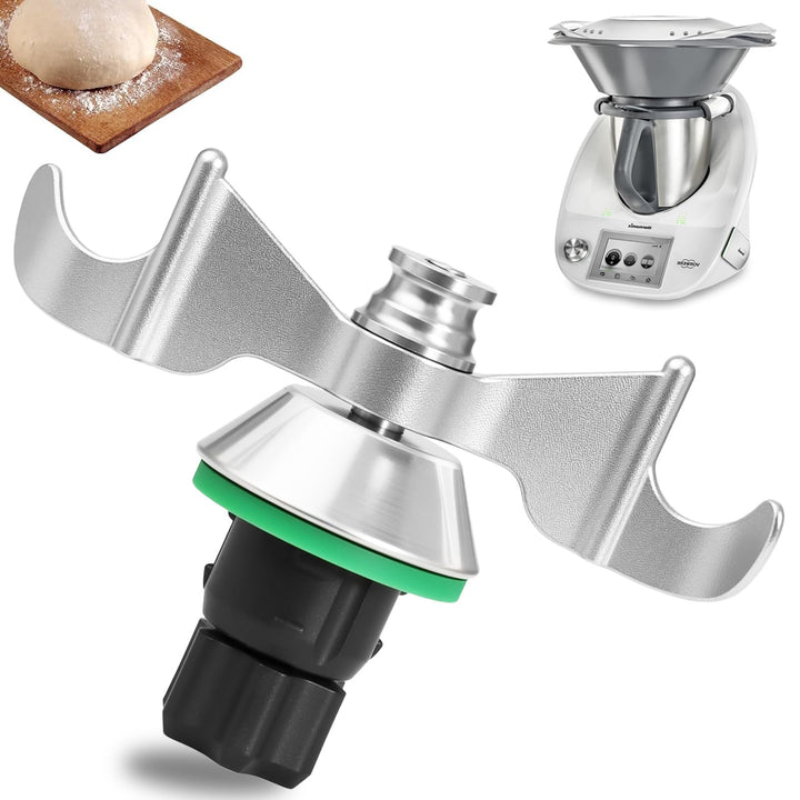 Teigmesser für Thermomix TM6, TM5, Edelstahl Teigmischmesser, Kein Teig-Rückstand und Schmutzkontami