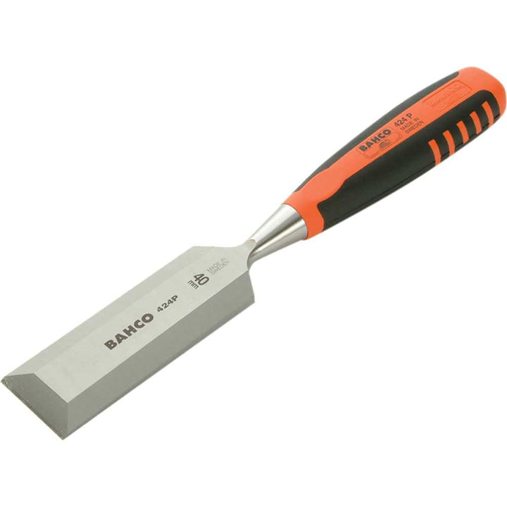 Bahco Stechbeitel, 2-Komponenten Heft, 40 X 140mm 424P-40, 40MM, Silber/Orange/Schwarz, 40MM