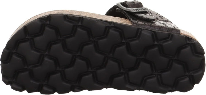 Superfit Damen FussbettpantoffelPantoffeln 24 EU Schwarz 0020, 24 EU Schwarz 0020