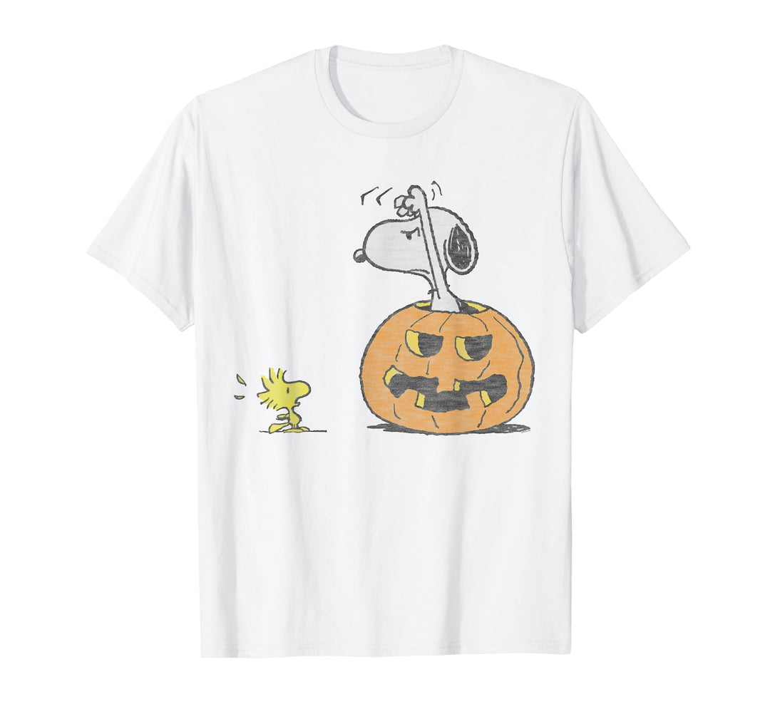 Peanuts Halloween Snoopy Woodstock T-Shirt