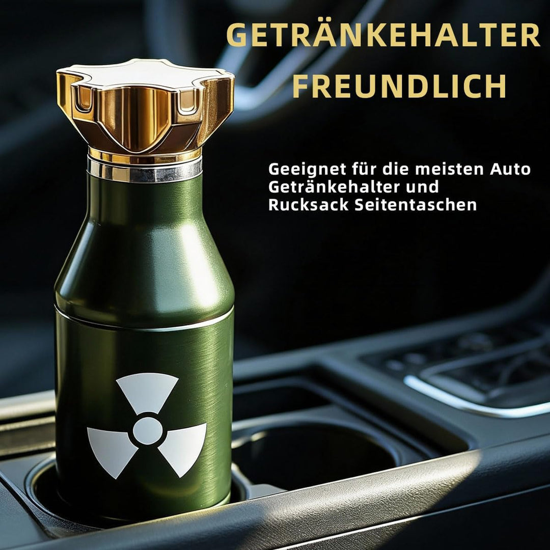 Grogife Thermoskanne 500ml Geschenke für Männer Papa, Lustige Geburtstagsgeschenk für Mann Jagd Jäge
