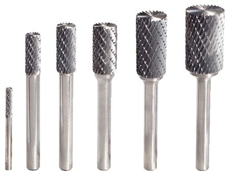 KS Tools 515.3236 HM Zylinder-Frässtift Form A mit Stirnverzahnung, 16mm