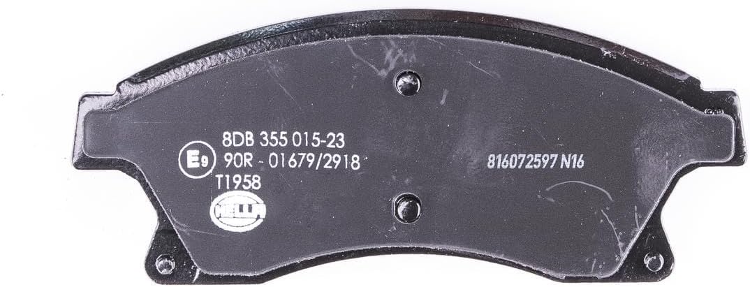 HELLA PAGID 8DB 355 015-231 Bremsbelagsatz - T1958 - Dicke/Stärke: 18.8mm - Bremssystem: TRW - mit a