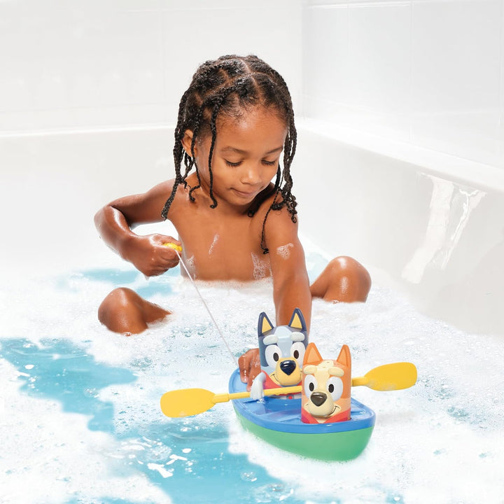 Tomy UK CO. Ltd. - Bluey Kanu, Gelb|braun|blau, Einheitsgrösse