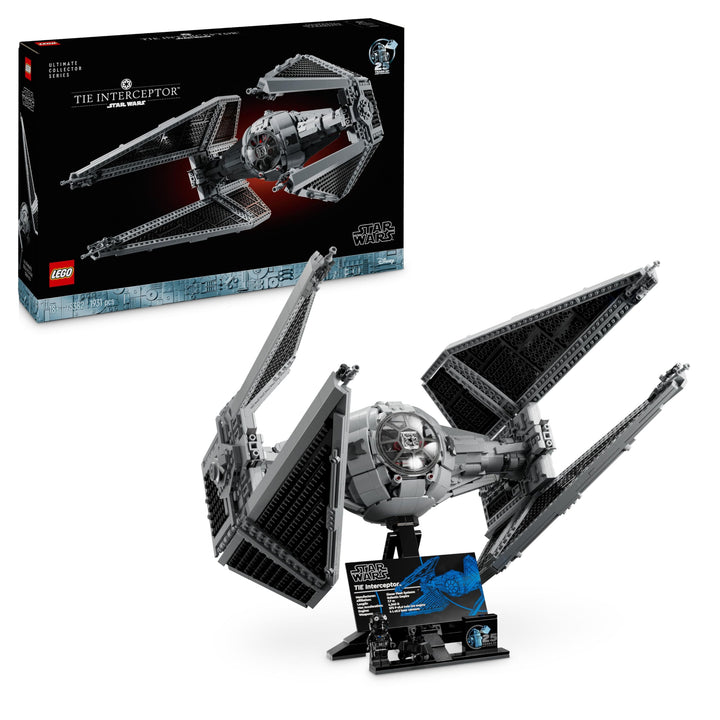 LEGO Star Wars TIE-Abfangjäger, kreatives Bauset aus der Ultimate Collector Series für Erwachsene, M