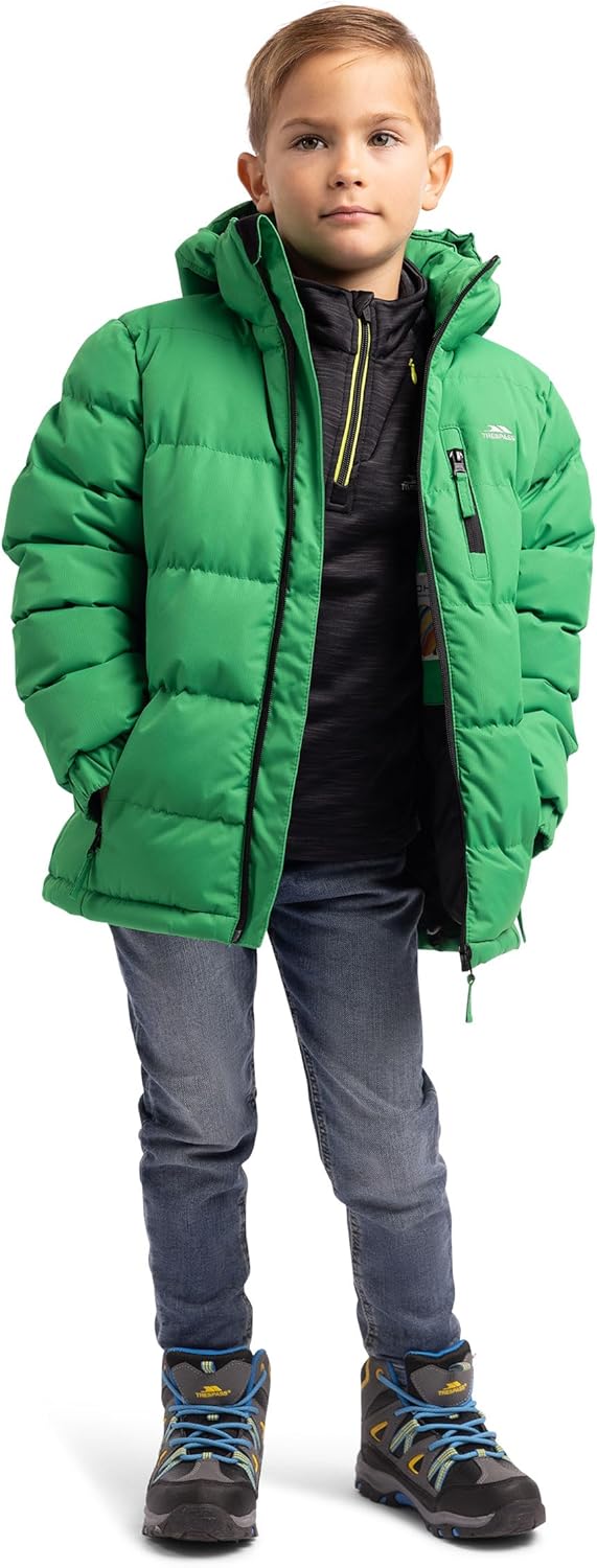 Trespass Herren Tuff-Male JKT Jacke 3-4 Jahre Grün (Clover), 3-4 Jahre Grün (Clover)