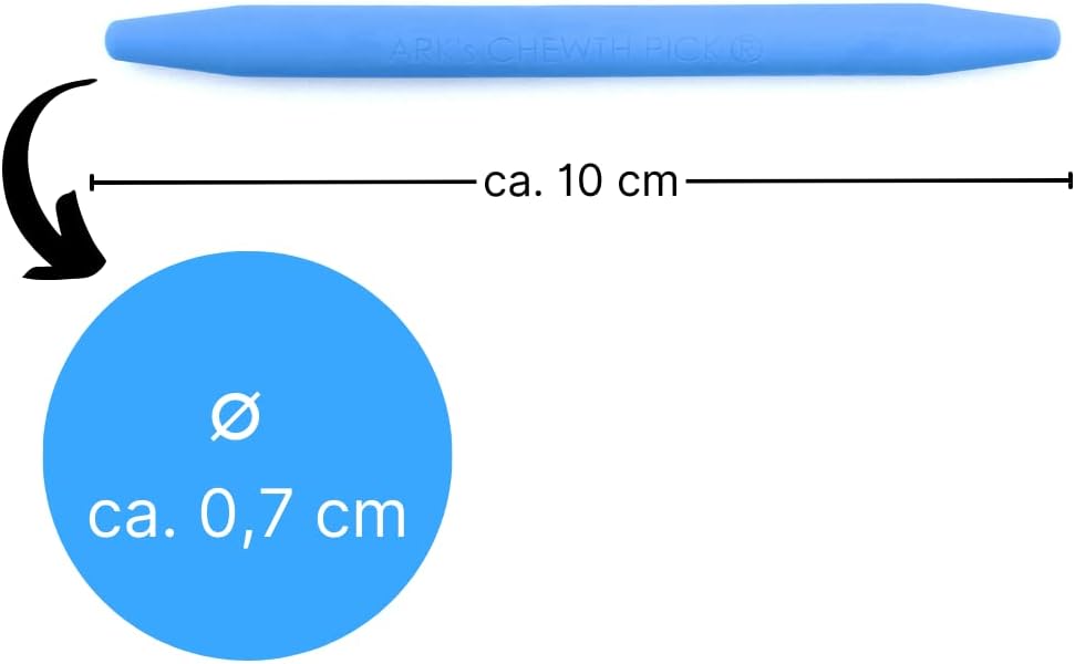 ARK® Kau Zahnstocher 3er Set in verschiedenen Farben inkl. ATC Pflegeanleitung - Kiefermotorik, Beis