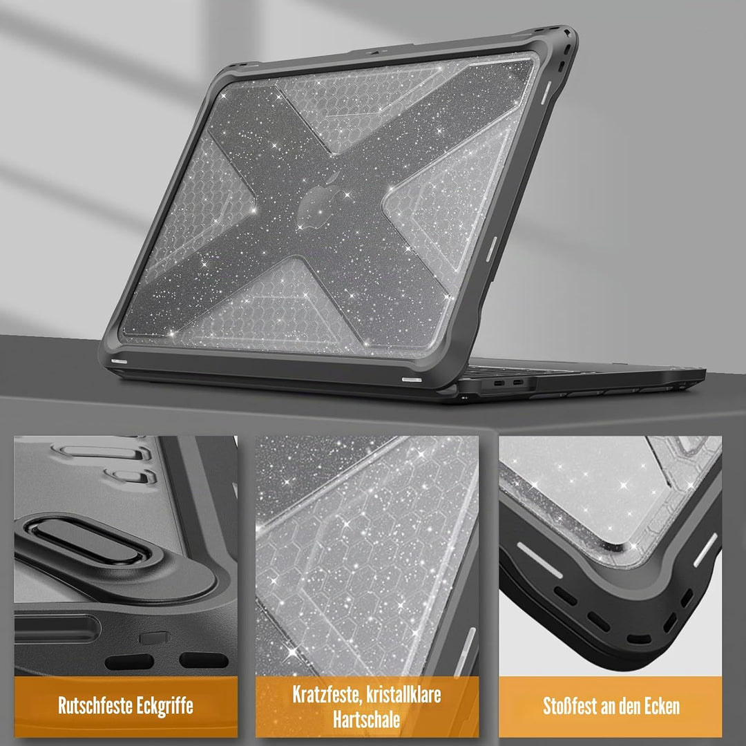 Fintie Hülle Kompatibel mit MacBook Pro 13 Zoll M2/M1 (2022-2016) A2338/A2289/A2251/A2159/A1989/A170