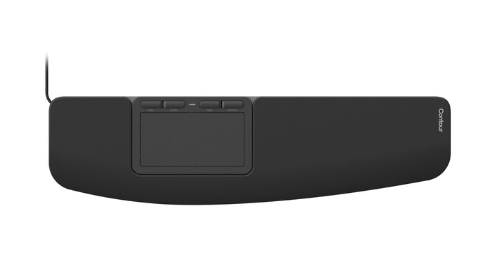 Contour Touch Ergonomic Touchpad Wired Wired - Black, Wired - Black