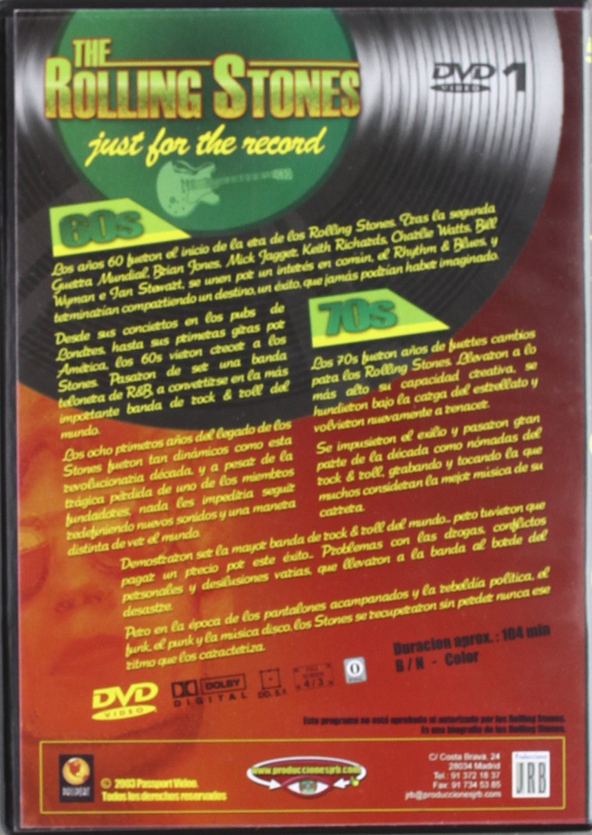 Just For The Records (Import Dvd) (2003) Rolling Stones, The, DVD
