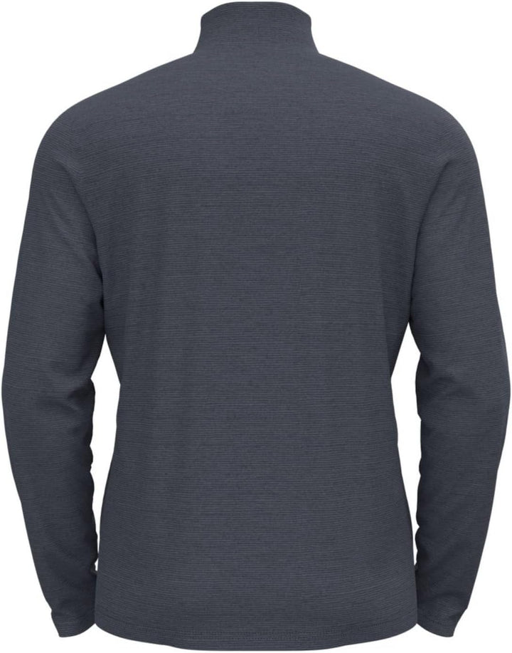 Odlo Herren Roy_542332 Mid Layer mit Reissverschluss (1er Pack) M India Ink - Folkstone Gray, M Indi