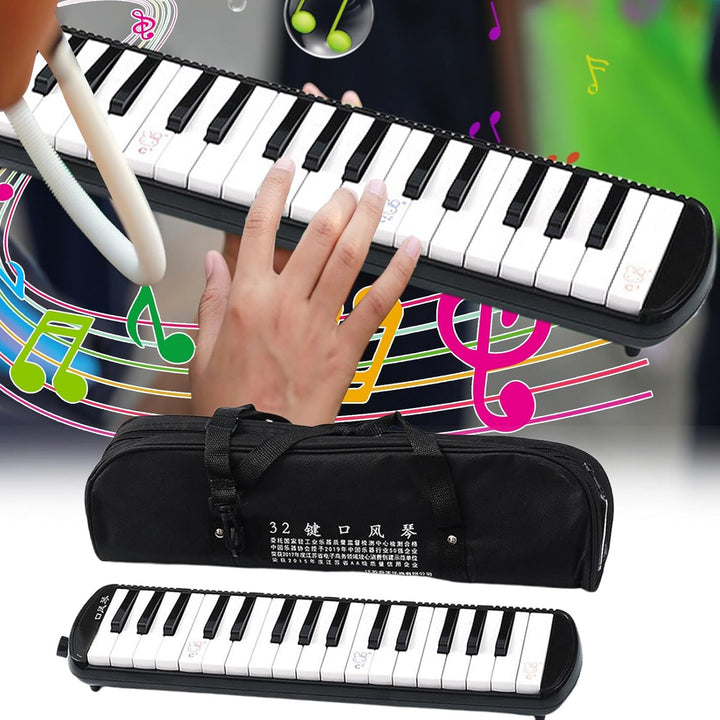 32 Tasten Melodica Für Kinder Melodica Instrument Mit Tragetasche Geeignet, Blasinstrument Mit 2 Wei