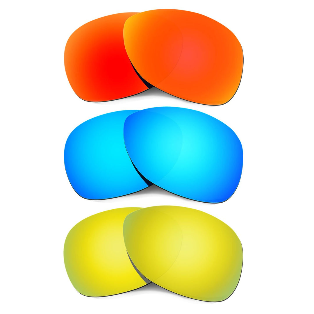 HKUCO Plus Replacement Lenses For Oakley Crosshair (2012) 3 pair Combo Pack
