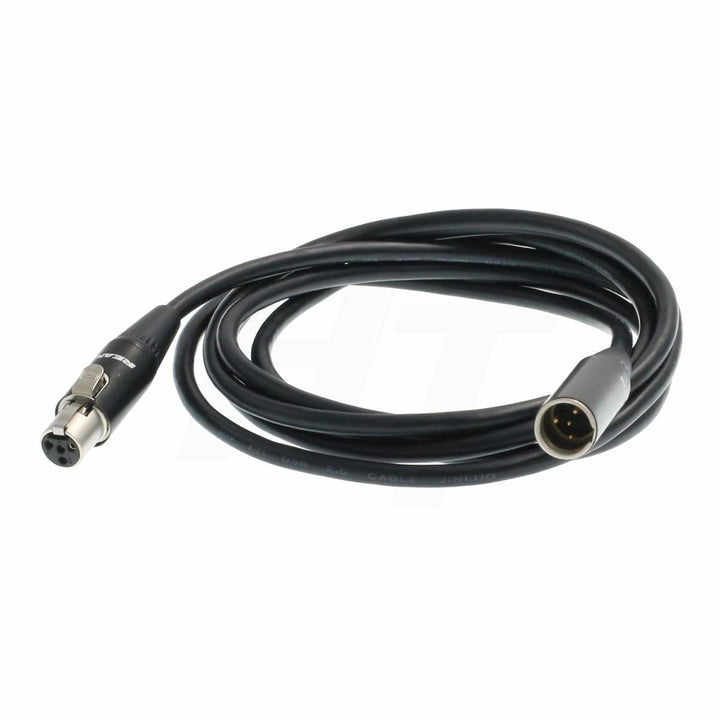 HangTon Audio Adapter Verlängerungskabel für Shure Headset Mikrofon SM-93 WBH WL Body-Pack Transmitt