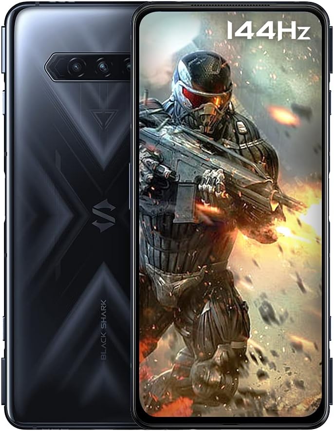 BLACK SHARK 4 [5G] - Smartphone, 8 128 GB, Display: 144 Hz 6,67 Zoll/ca. 16,9 cm, Snapdragon 870, 48