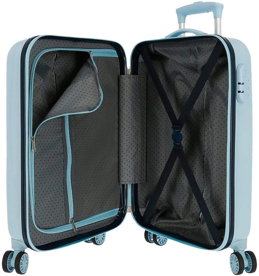 Disney mp-7362 Frozen Die Eiskönigin Trust your journey Kabinenkoffer Blau 32x55x20. cms,Hartschalen