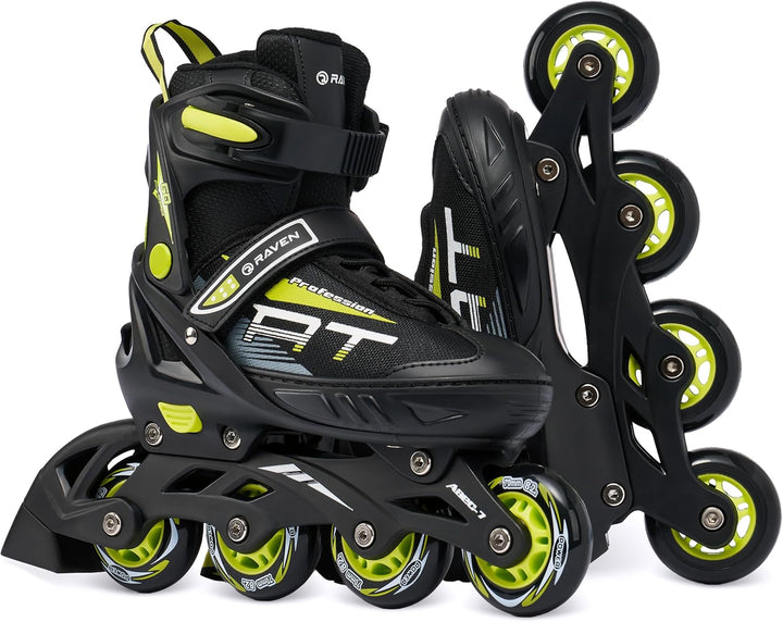 Inline Skates Inliner Raven Profession Black/Lime 35-39(23cm-25,5cm), Black/Lime 35-39(23cm-25,5cm)