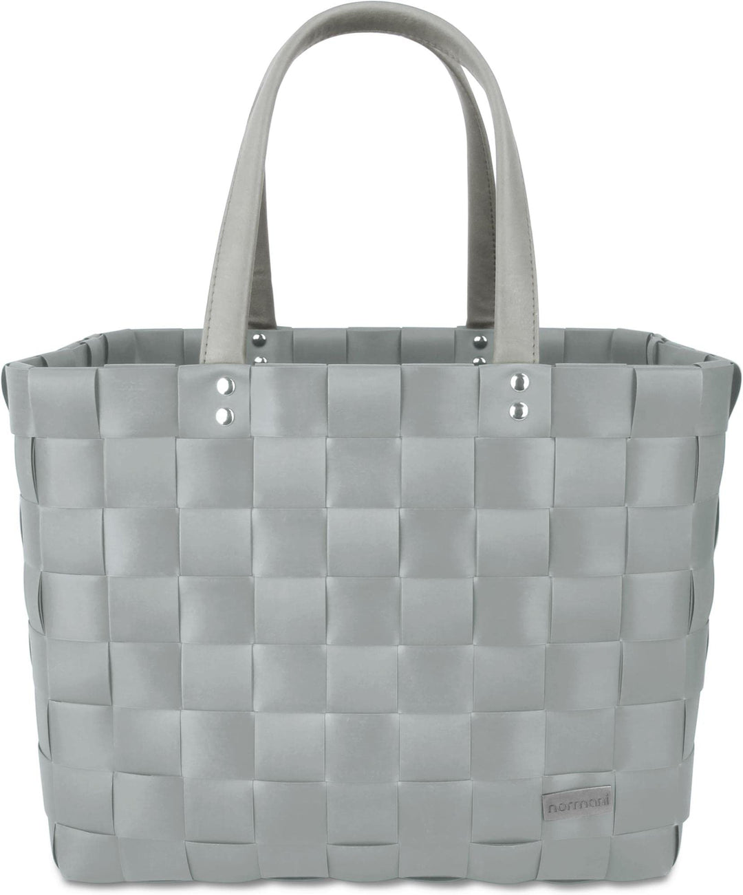 Einkaufstasche/Tragetasche mit Henkel - Einkaufskorb aus Kunststoff - Grosser Damen Shopper robust u