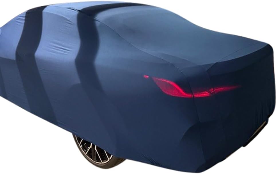 Indoor Autoabdeckung kompatibel mit BMW 8-Series (G14) Cabrio mit Spiegeltaschen SUPER Soft Stretch