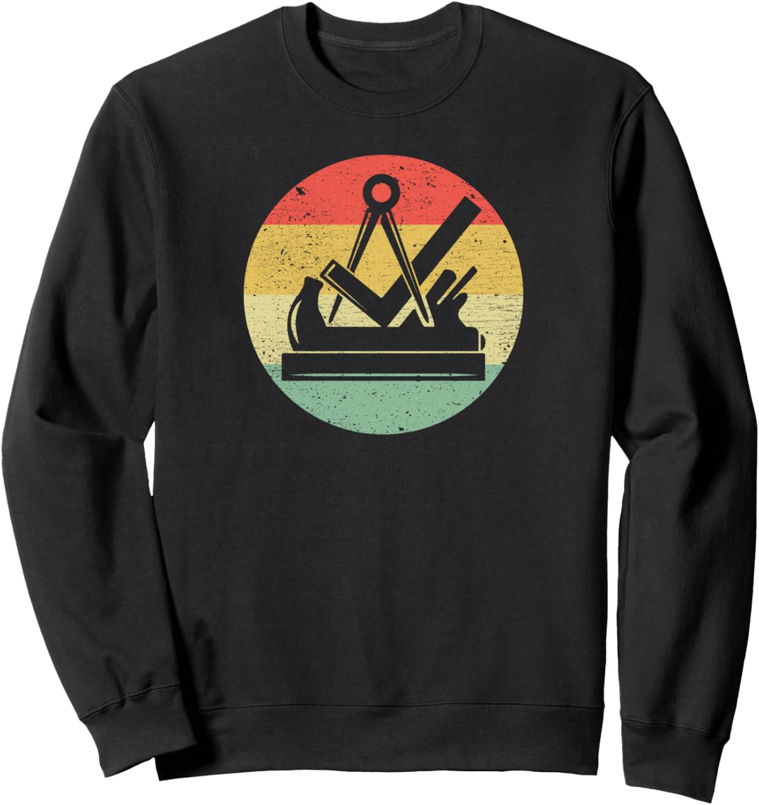 Vintage Tischler und Schreiner Zunftwappen Zunftzeichen Sweatshirt