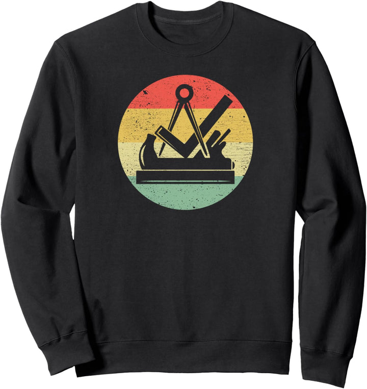 Vintage Tischler und Schreiner Zunftwappen Zunftzeichen Sweatshirt