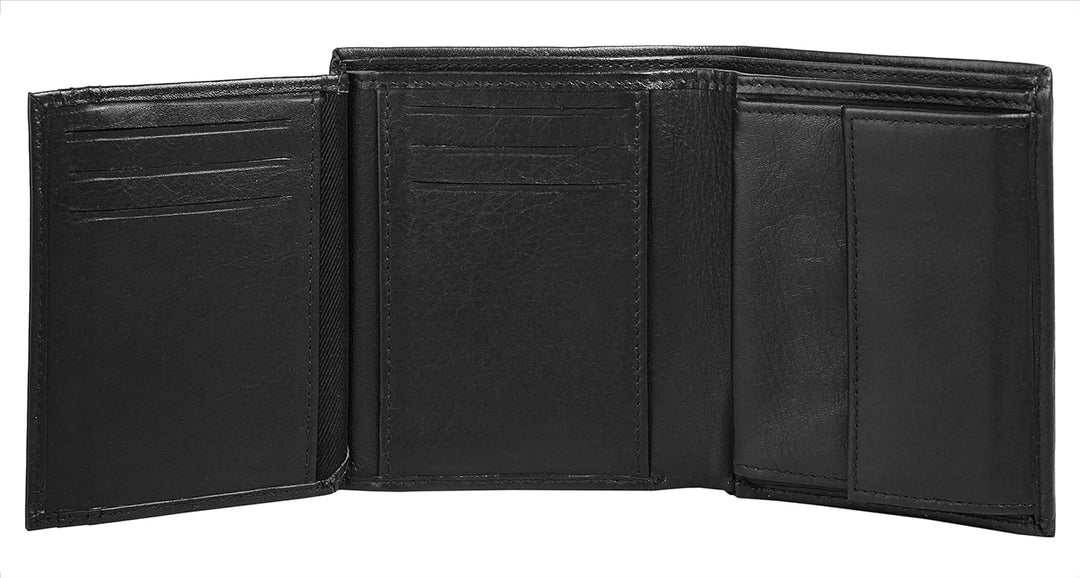 Chiemsee Geldbörse Echt Leder schwarz Herren - 020658, Schwarz
