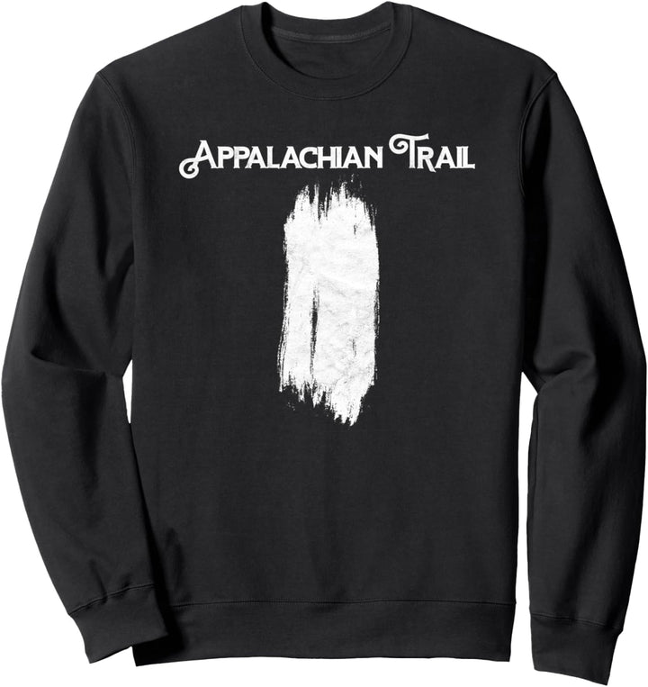 White Blaze Appalachian Trail Minimalist Hiking Graphic Sweatshirt