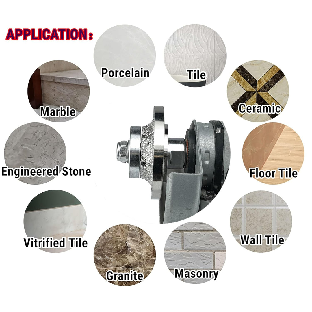 NBB Diamant-Profilscheibe Diamantfräser Fräsbohrer Trennreibahle Profilierungs-Bit für Porzellan Fli