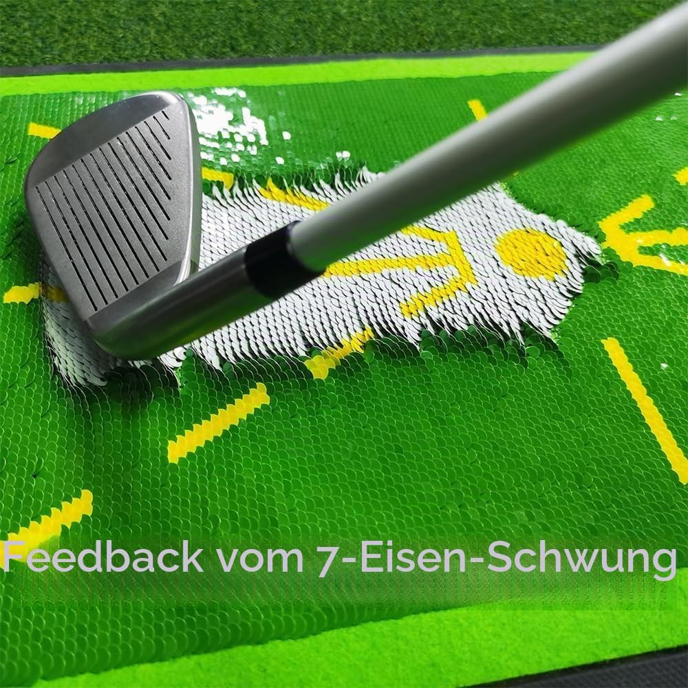 SWINGTEK Golfschwungmatte, robustes Pitchgabelbrett, 30,5 x 43,2 cm, Golf-Trainingsmatte für Schwung