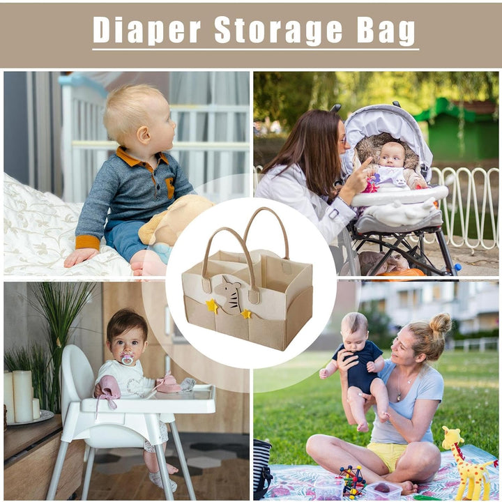 Wickeltasche für, multifunktionale Baby-Tragetasche, grosse Reise-Wickeltasche mit geteiltem Design,