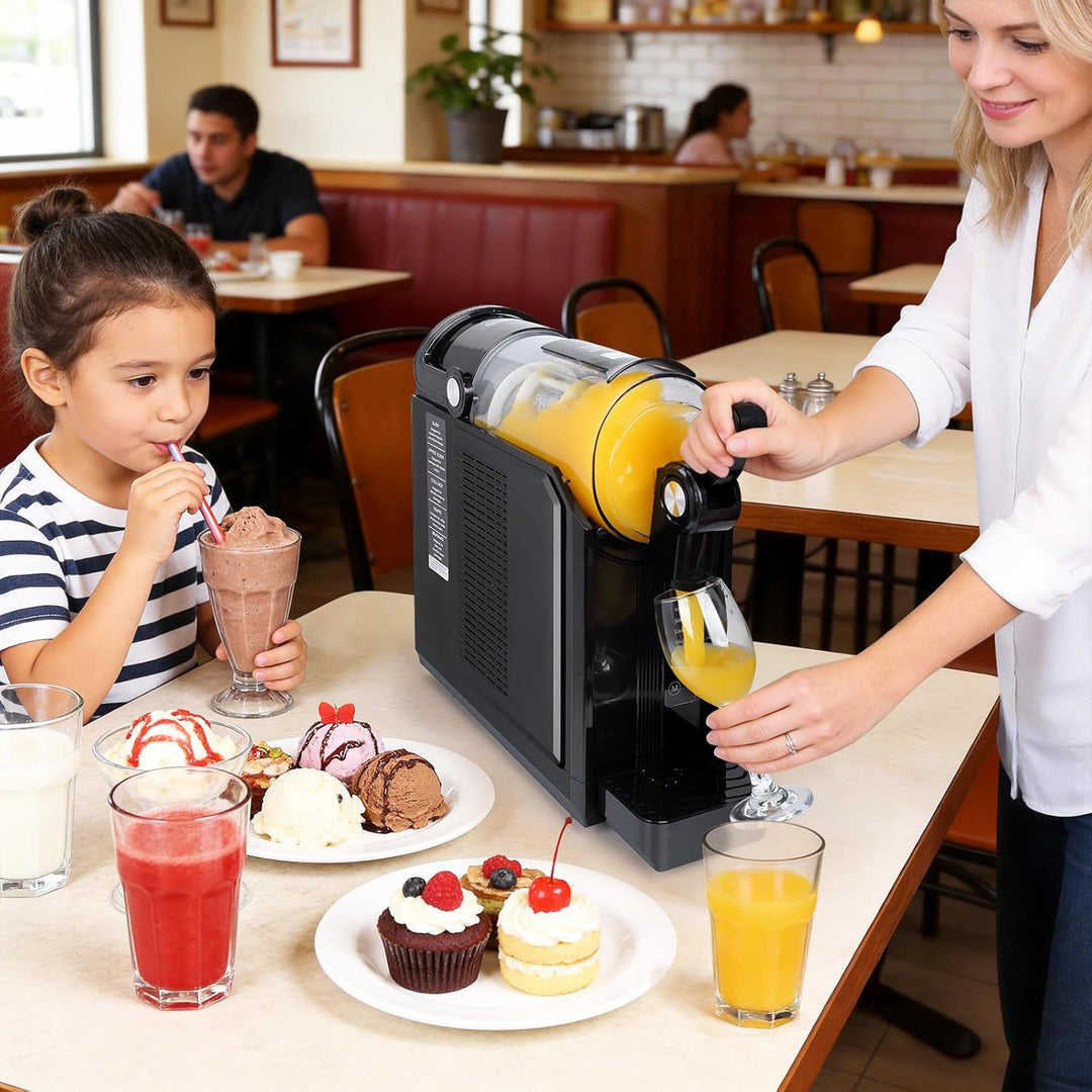Slush Maschine für Zuhause 2,5L, 5-in-1 Eismaschine für Slushies, Cocktails, Milchshakes, Frappé &amp; F