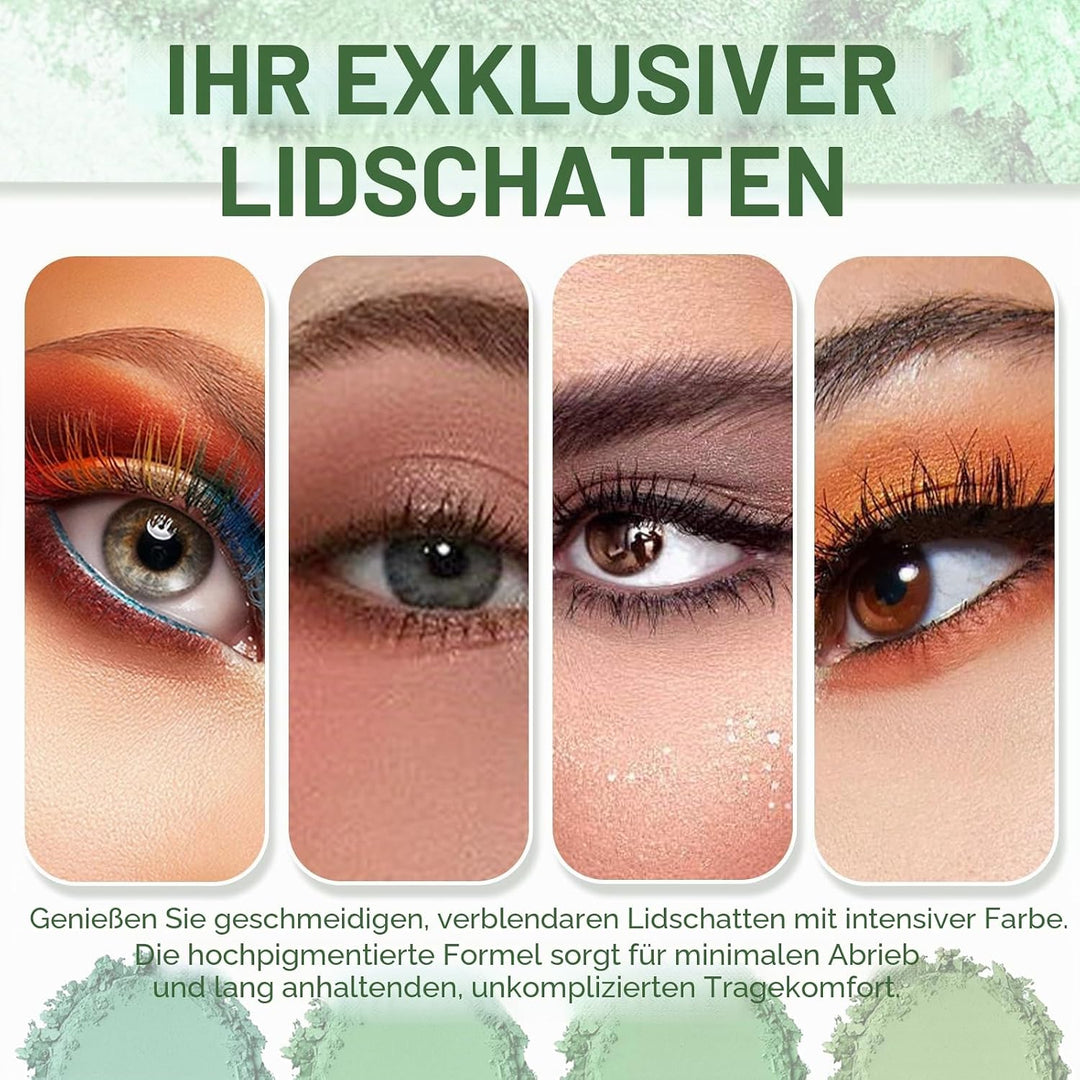 FantasyDay Profi 120 Farben Hochpigmentierte Warme Natürliche Matt Schminke Lidschatten Palette Make