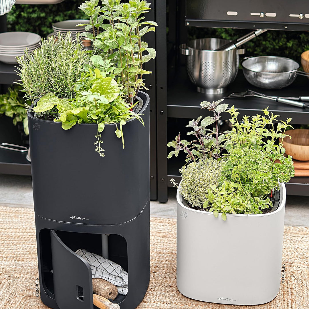 LECHUZA PILA Color Planter schiefergrau 15906 35x35x33 cm Schiefergrau, 35x35x33 cm Schiefergrau