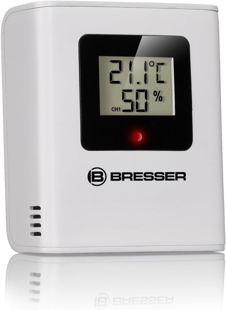 Bresser MeteoTemp Baro HZ Farbwetterstation - Ihr täglicher Begleiter für präzise Wettervorhersage,