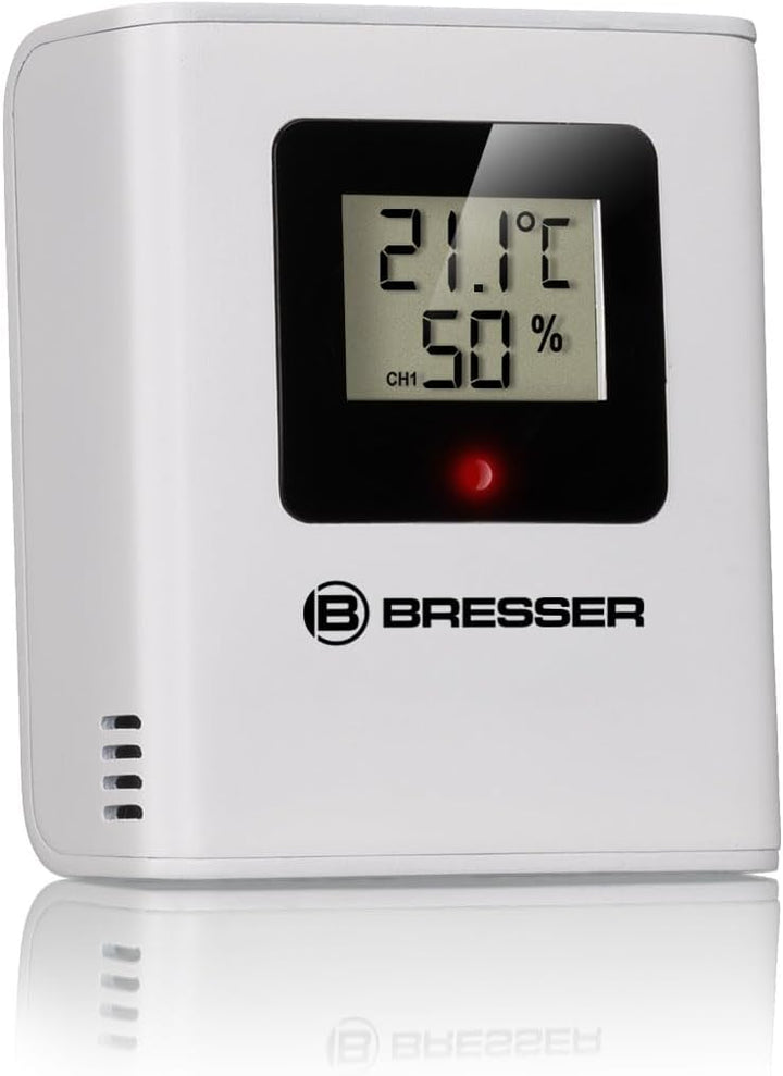 Bresser MeteoTemp Baro HZ Farbwetterstation - Ihr täglicher Begleiter für präzise Wettervorhersage,