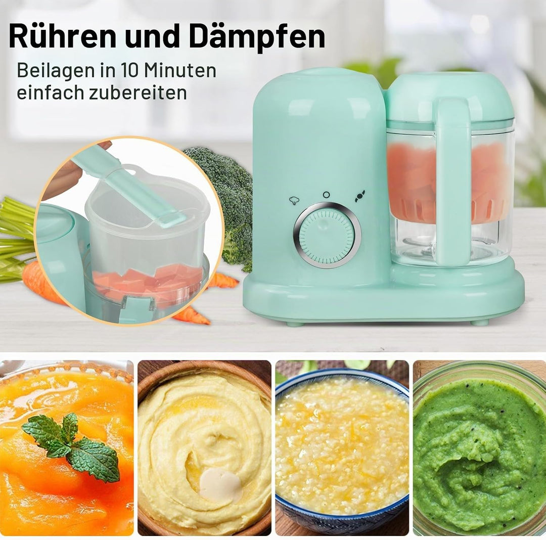 Multifunktions-Roboter 4-in-1, Babynahrungszubereiter, Lebensmitteldiversifizierung, Dampfgarer, Mix