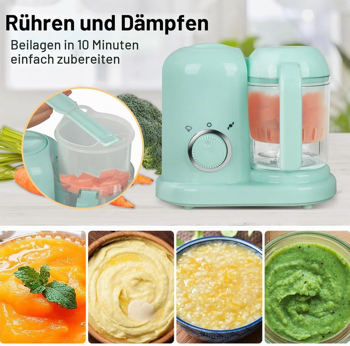 Multifunktions-Roboter 4-in-1, Babynahrungszubereiter, Lebensmitteldiversifizierung, Dampfgarer, Mix