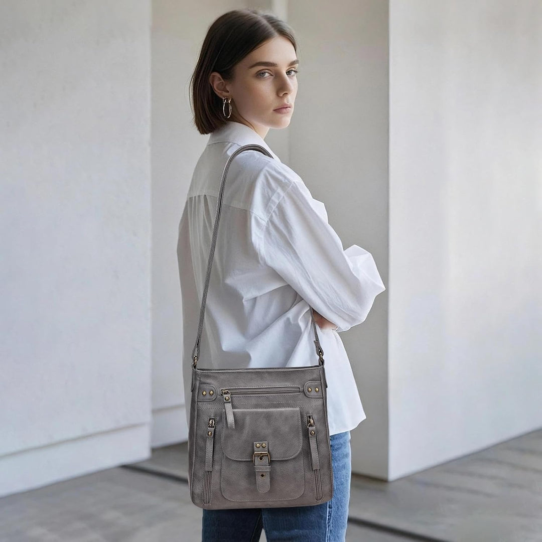 KL928 Tasche Damen Umhängetasche kleine Handtaschen Schultertasche Damentasche Damenhandtasche mitte