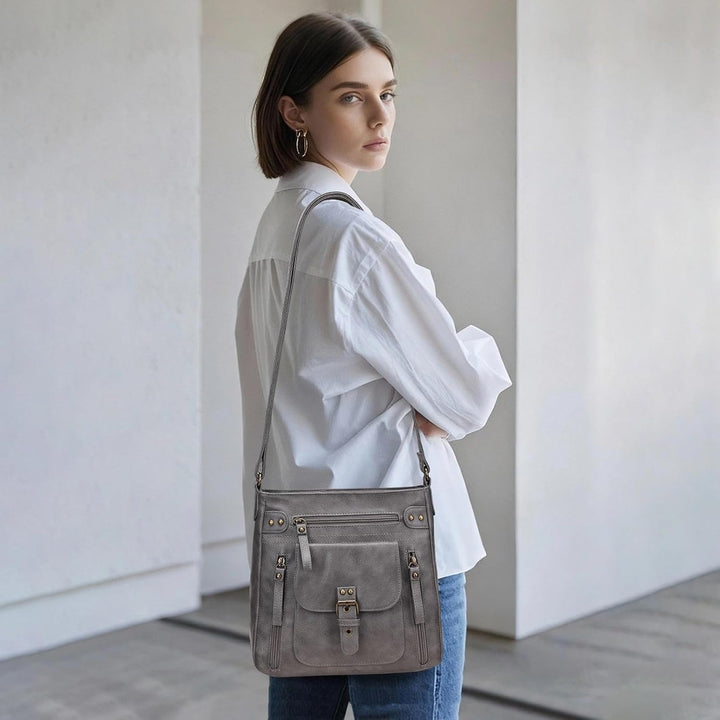 KL928 Tasche Damen Umhängetasche kleine Handtaschen Schultertasche Damentasche Damenhandtasche mitte