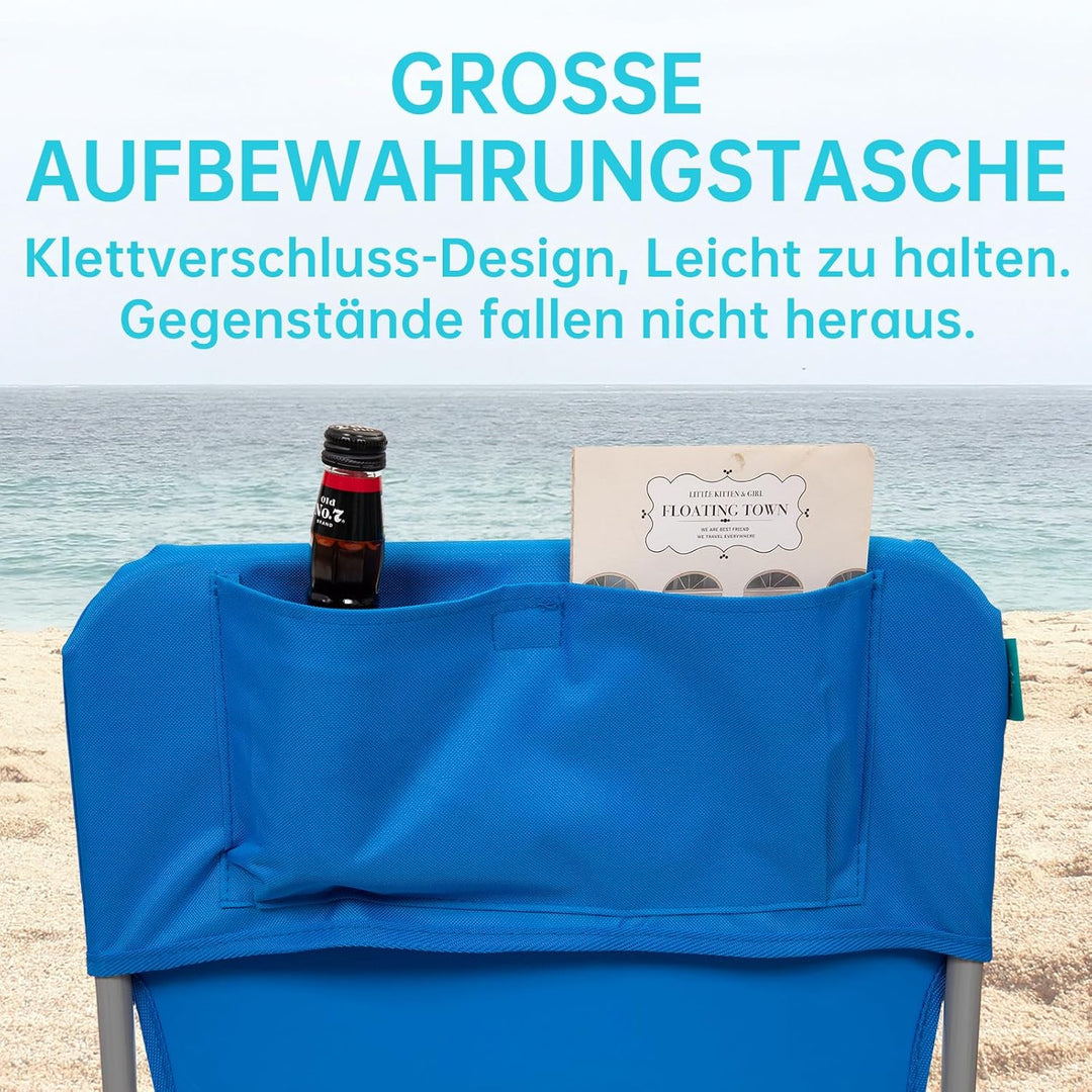 #WEJOY Klappstuhl Leicht Tragbar Campingstuhl Faltbar Stark Stabil Langlebig für Garten Balkon und F