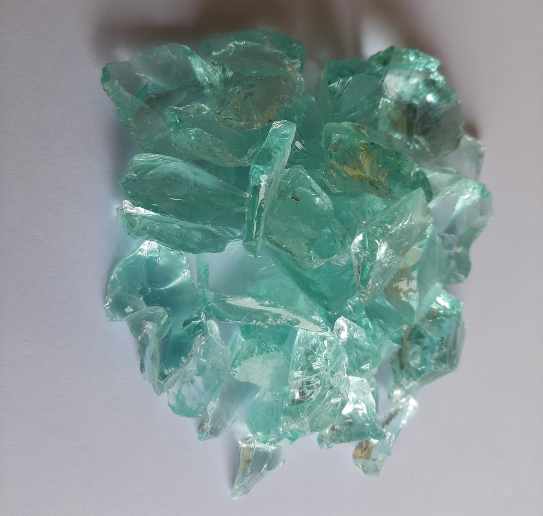 Feuerglas, 3/4" Wassergrün (2, Kilogramm) 2 Kilogramm, 2 Kilogramm