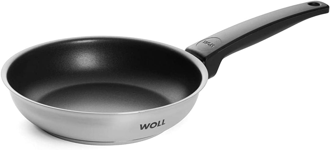 Woll Concept Bratpfanne - Induktiv -, Ø 20 cm, 4,5 cm hoch, Geeignet für alle Herdarten, Edelstahl,