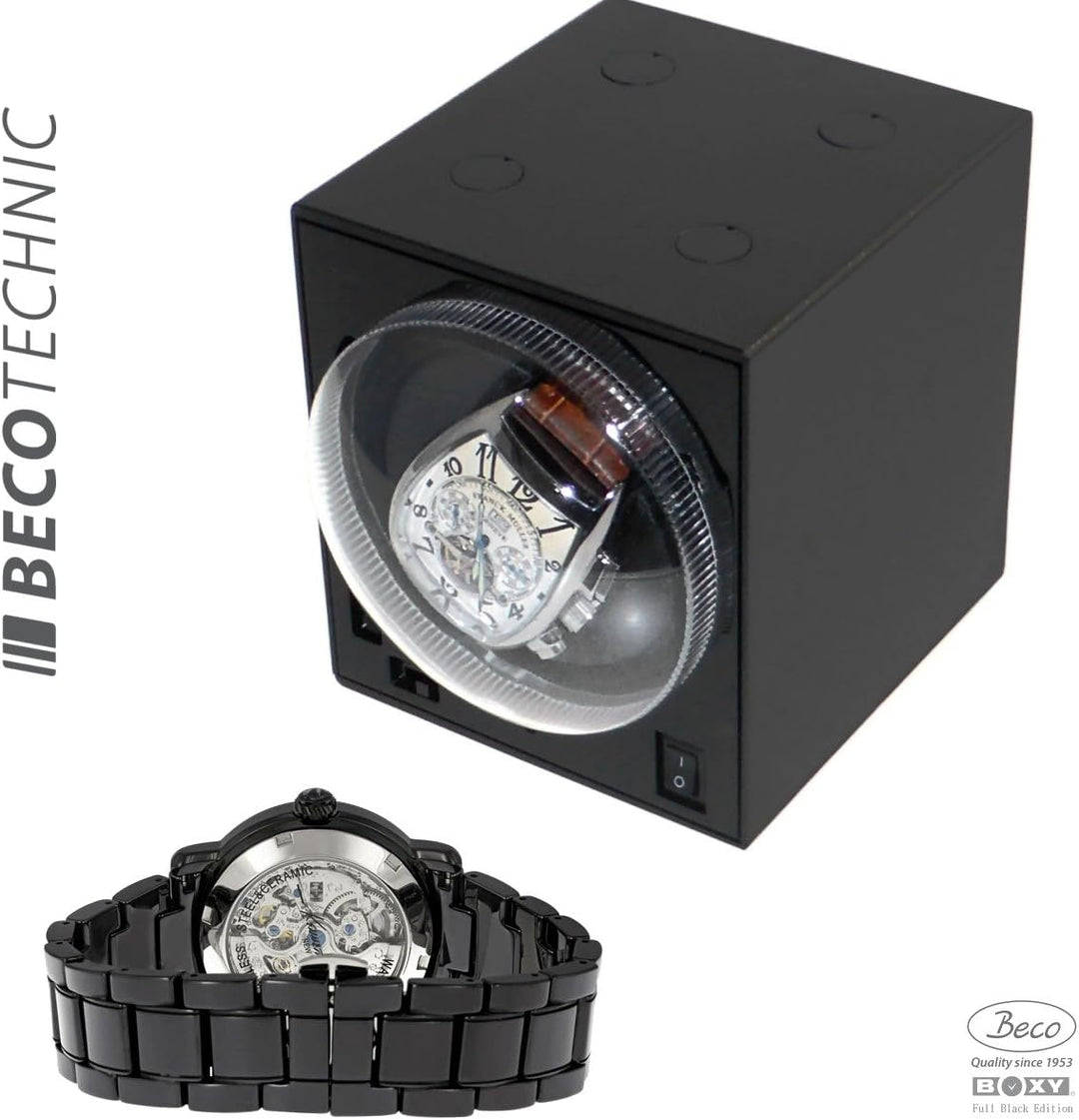 Uhrenbeweger Boxy Classic FULL BLACK EDITION PRO1 erweiterbar - neue Kollektion 2024